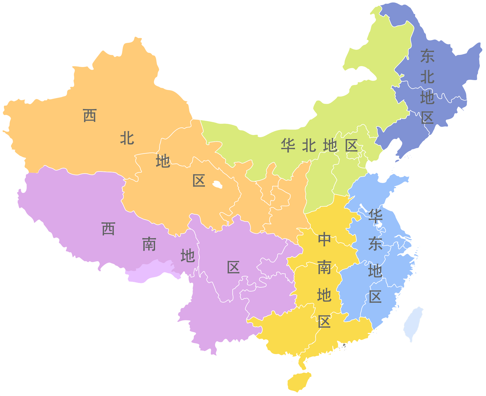 region of china